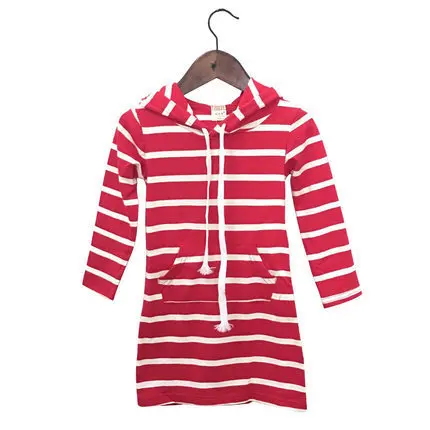2019 New Pattern Girl Spring Summer Wear Stripe Dress Children Pure Cotton Dresses | Детская одежда и обувь