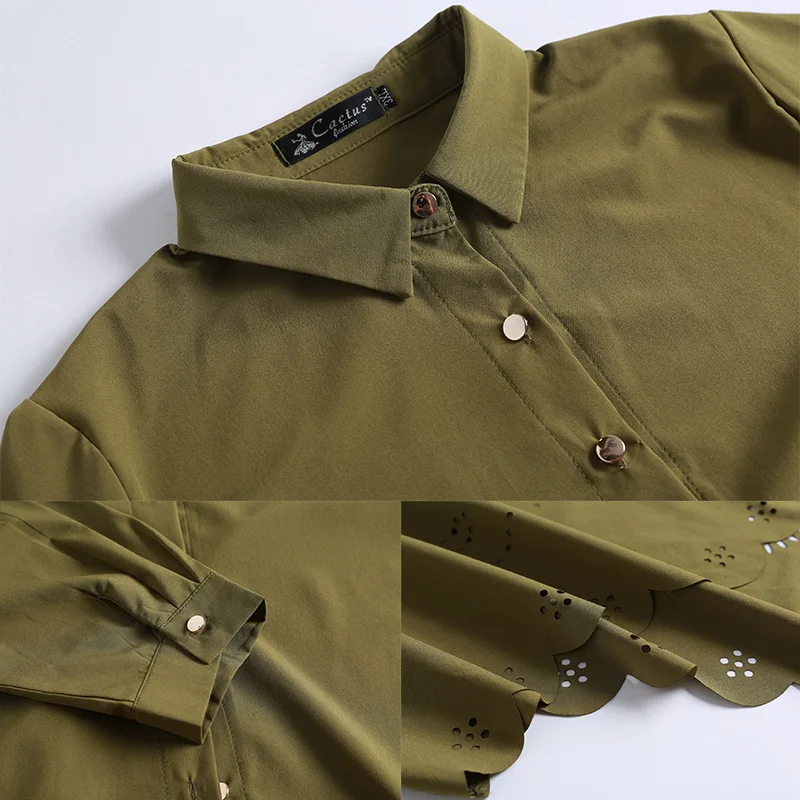 new women's clothing shirts long sleeve malaysia womens blouses plus size M-6XL SIZE 5207 | Женская одежда