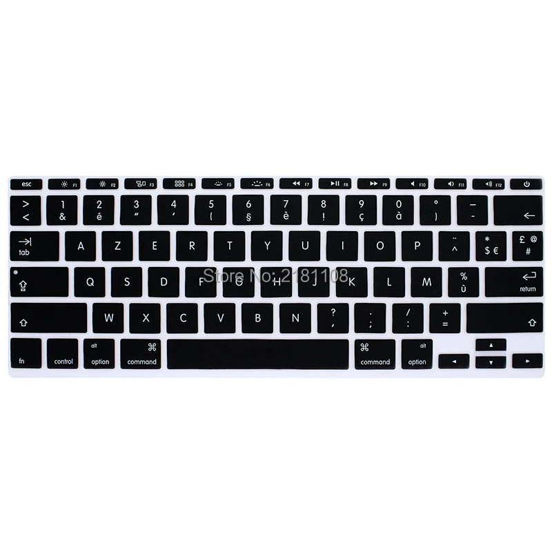 

Французская версия для США, силиконовый чехол для клавиатуры, защитный чехол для Mac Book Air 11 11,6 дюйма A1465/A1370