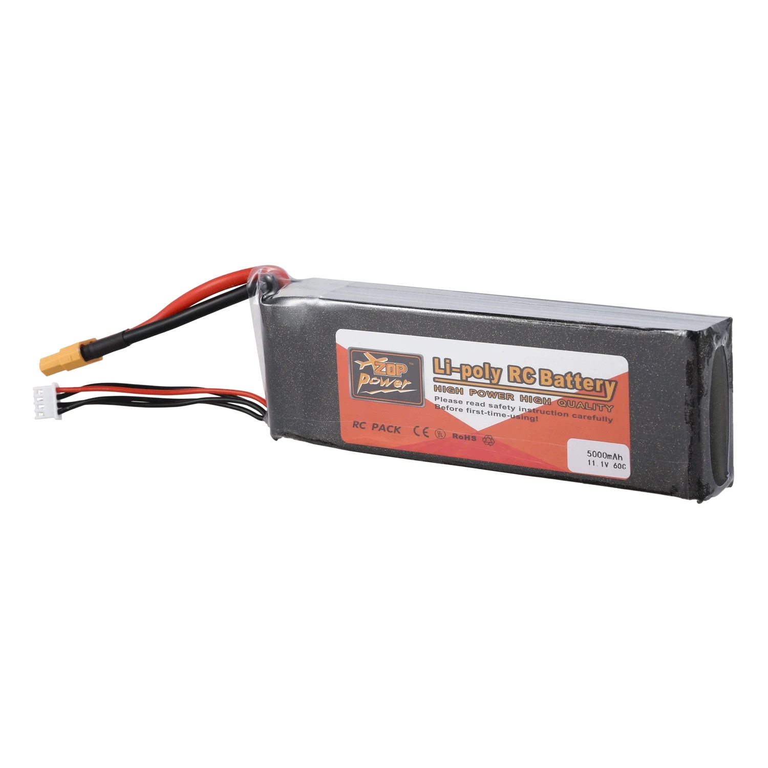Топ ЗОП мощность 11 1 В 5000 мАч 3S 60C Lipo батарея Xt60 разъем для радиоуправляемого дрона