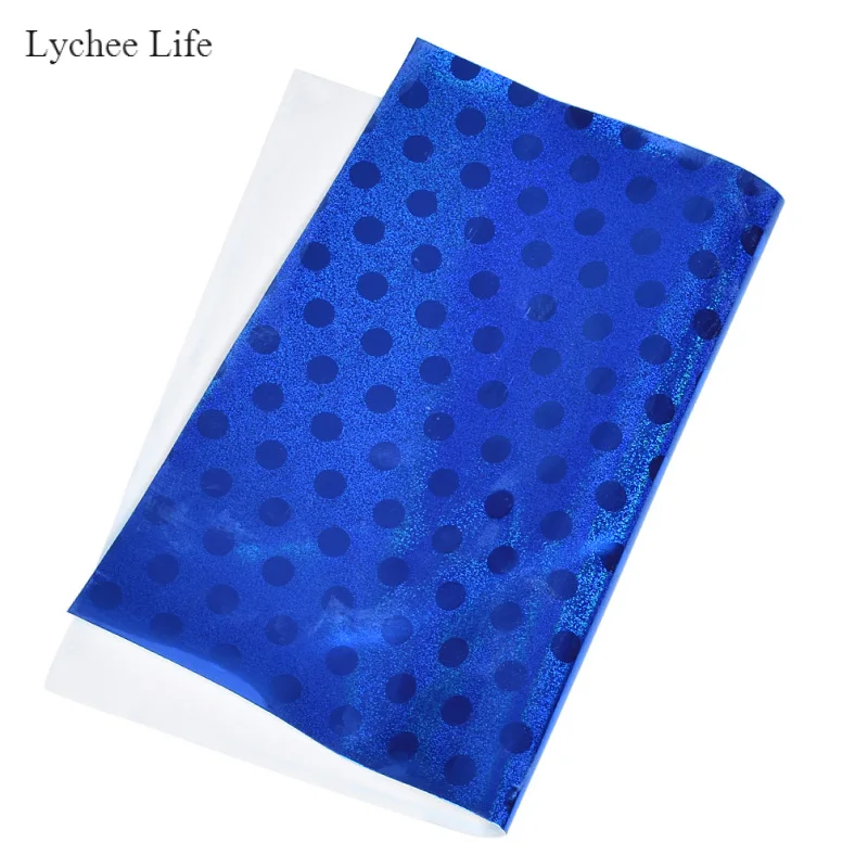Винтажная лазерная ткань Lychee Life для искусственной кожи сделай сам швейная одежда