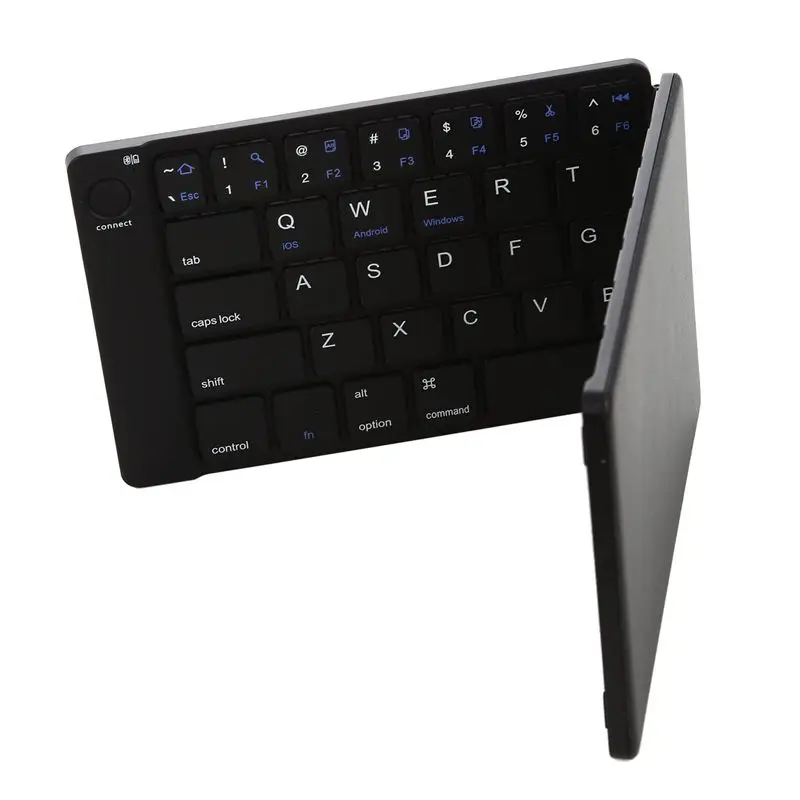 Складная Bluetooth клавиатура ультратонкий перезаряжаемый складной беспроводная
