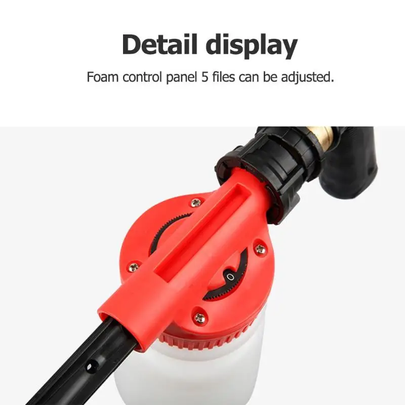 900 мл автоматический пистолет для мытья автомобиля пенная насадка воды мыло