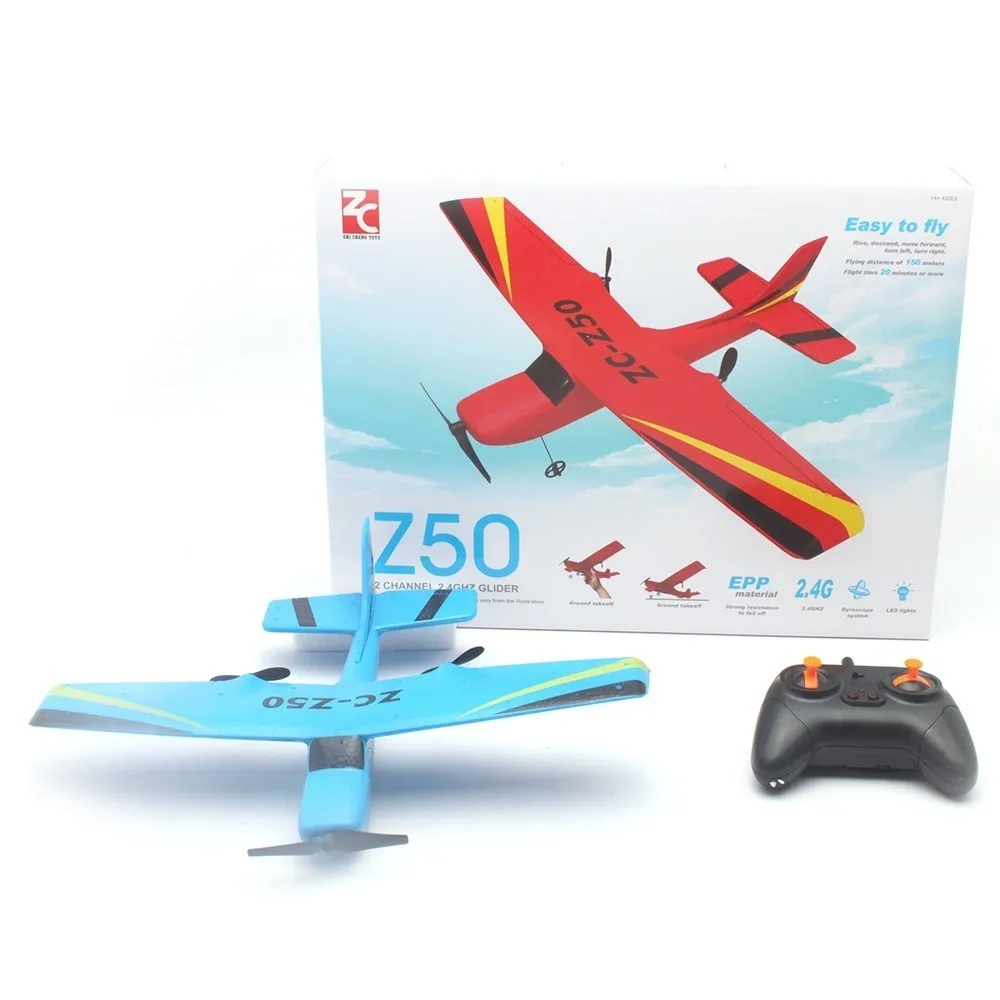

RC Glider Airplane 2.4GHz 2CH 340mm Wingspan Tough DIY Kids Toys Hand Throw Flying Glider Planes Model Flying Glider Plane Toys