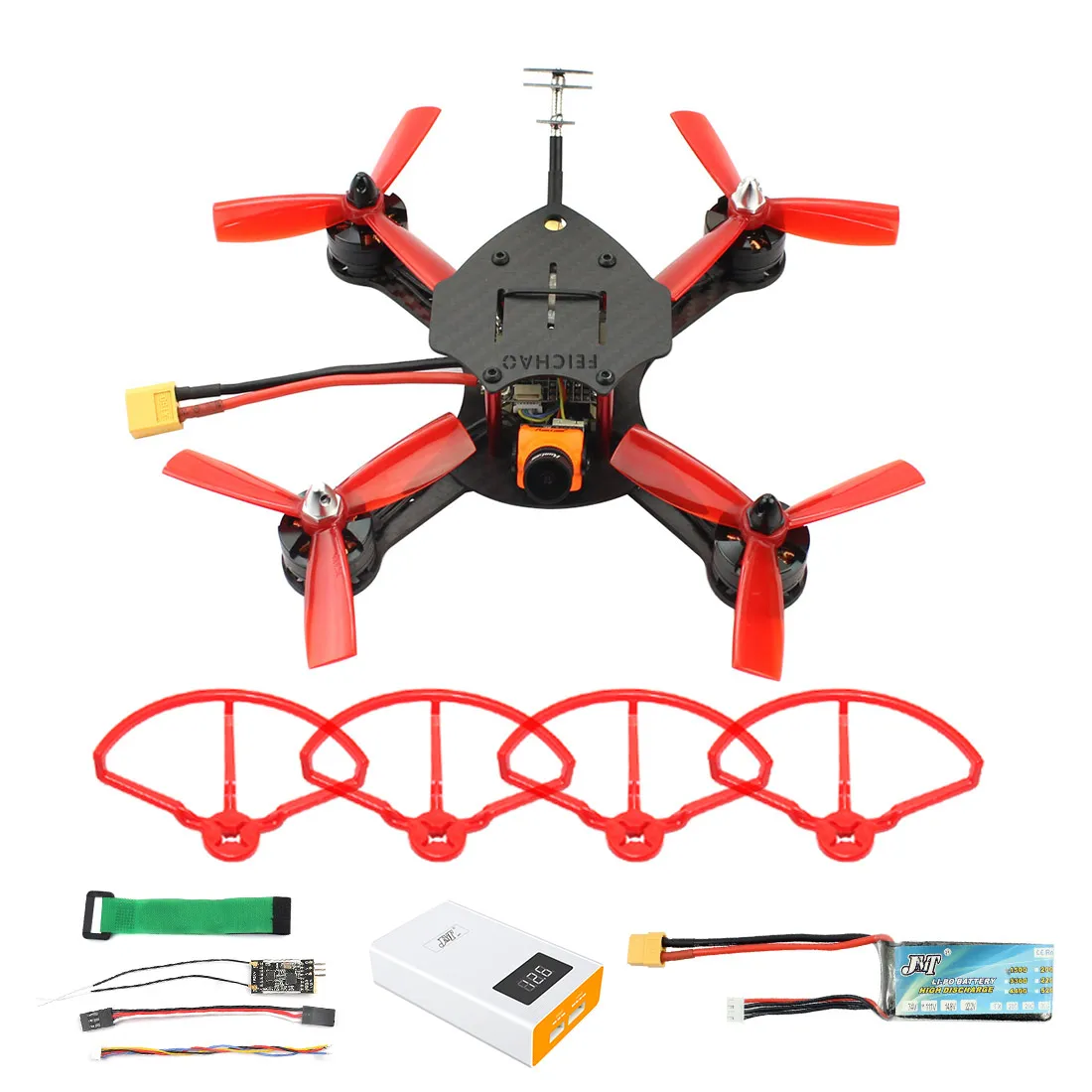 JMT DIY FPV гоночный Дрон Квадрокоптер F4 Pro V2 управление полетом 180 мм рама из