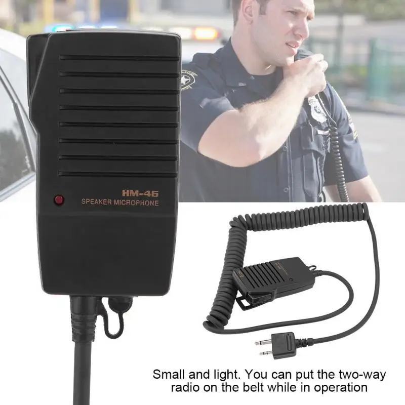 HM 46 ручной микрофон для ICOM IC V8 V82 V85 T2H T8A 2AT E90 W32A радиостанции хорошего качества 2019