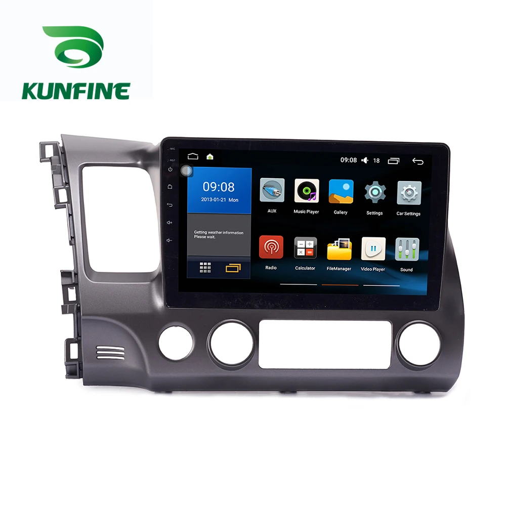 Восьмиядерный 1024*600 Android 8 1 автомобильный DVD GPS навигационный плеер Deckless стерео для