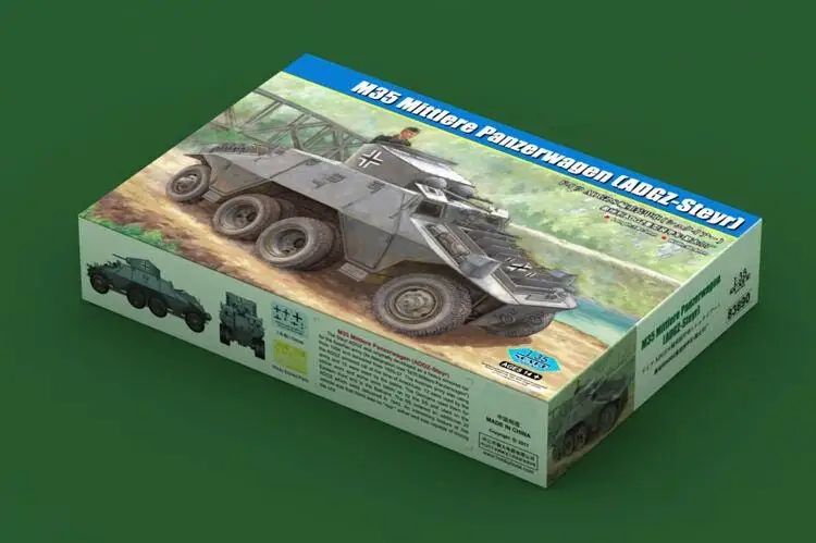 Набор моделей Hobbyboss 1/35 83890 M35 Mittlere Panzerwagen ADGZ Steyr|Наборы для сборки моделей| |