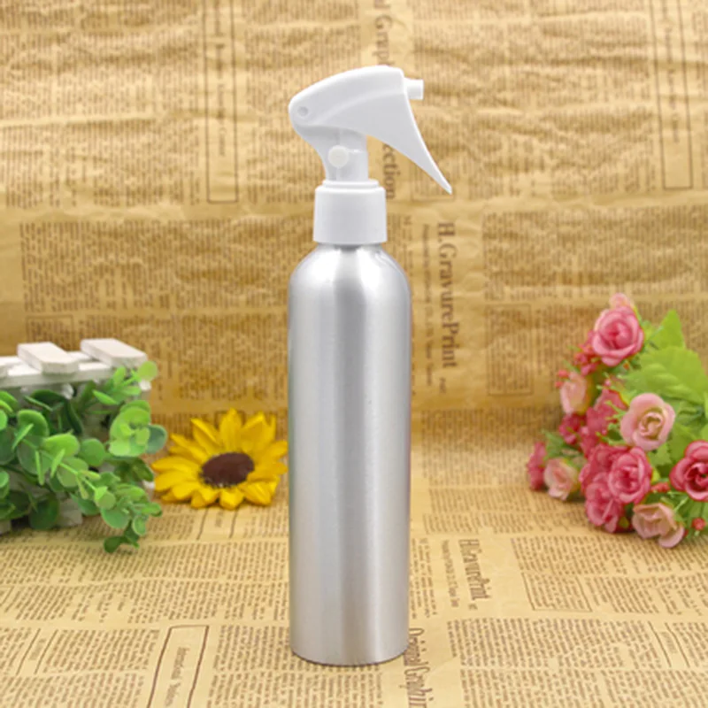 1 шт. Полезная пустой алюминий бутылка серебряная металлическая с тонким