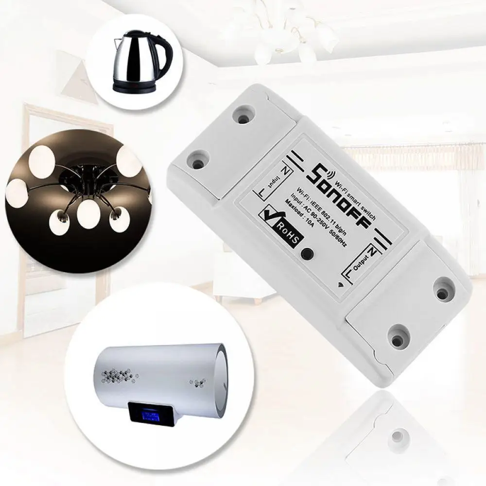 Professional Basic Wifi Switch DIY Wireless Remote Light Smart Home Automation Relay Module Controller Work | Электроника