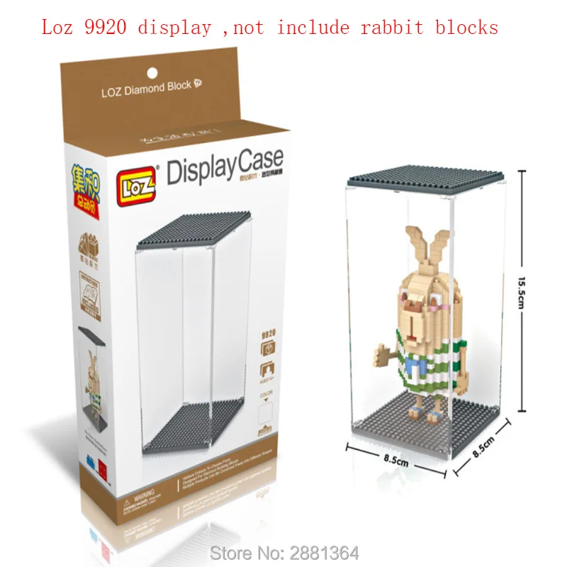 LOZ ideas 3d демонстрационный чехол для алмазных блоков сборные фигурки здания блоки