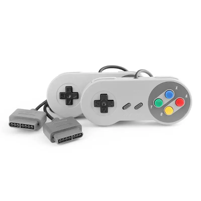 2 шт. Проводные контроллеры геймпады джойстик для nintendo SNES системы консоли |