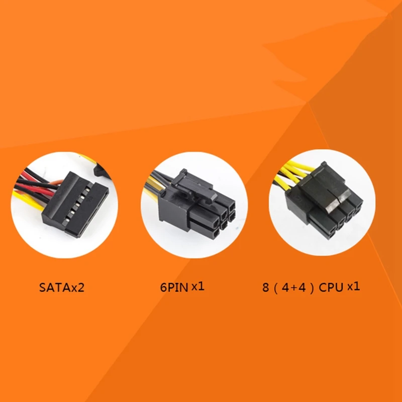 140 260V Max 500W блок питания для компьютера Pc Cpu 12V 20 + 4 pin 120Mm Silent Fan Pcie E Sata адаптер Intel Amd
