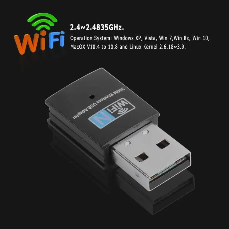 Мини 300 м USB2.0 WiFi ключ беспроводная сетевая карта 802 11 n/g/b LAN адаптер для Windows XP Vista Win 7