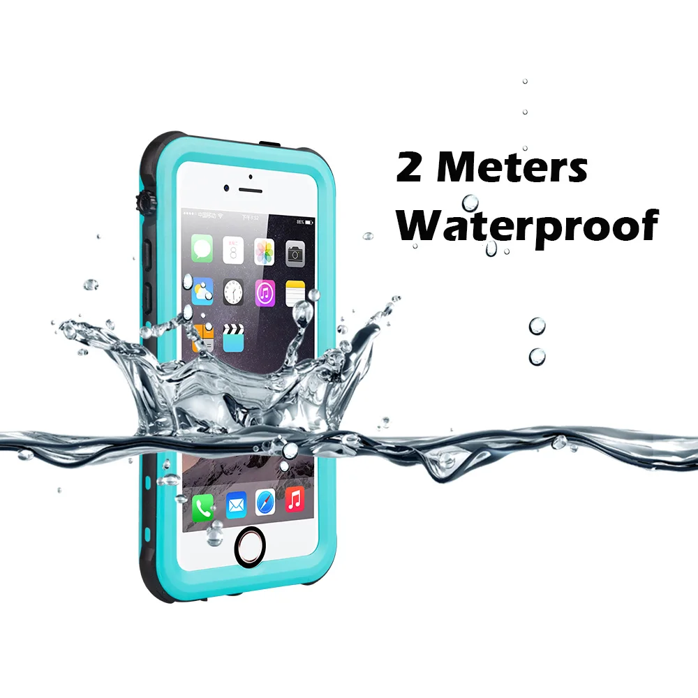 

Водонепроницаемый Чехол IP68 для iPhone 7 8, противоударный чехол для плавания и дайвинга на открытом воздухе для iPhone 5S SE 2020 6S 7P 8 Plus, полная защита