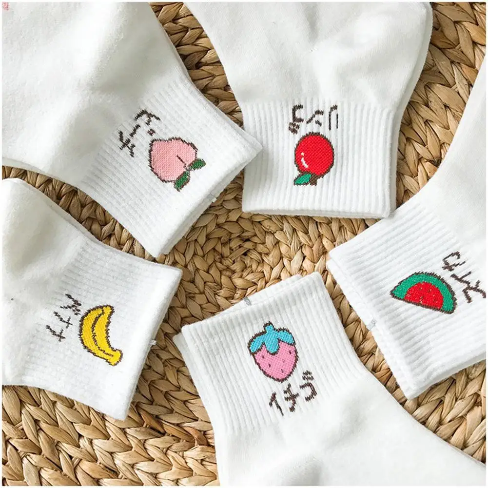 2019 высококачественные простые носки корейские забавные Женские носочки милые