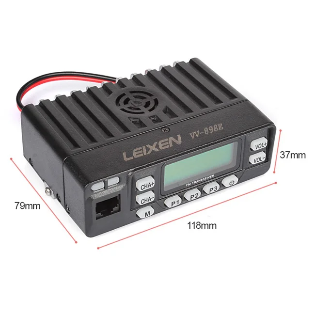 VV 898E двухдиапазонный 5 Вт/10 Вт/25 Вт трансивер VHF/UHF 136 174/400 470 мГц Мобильный