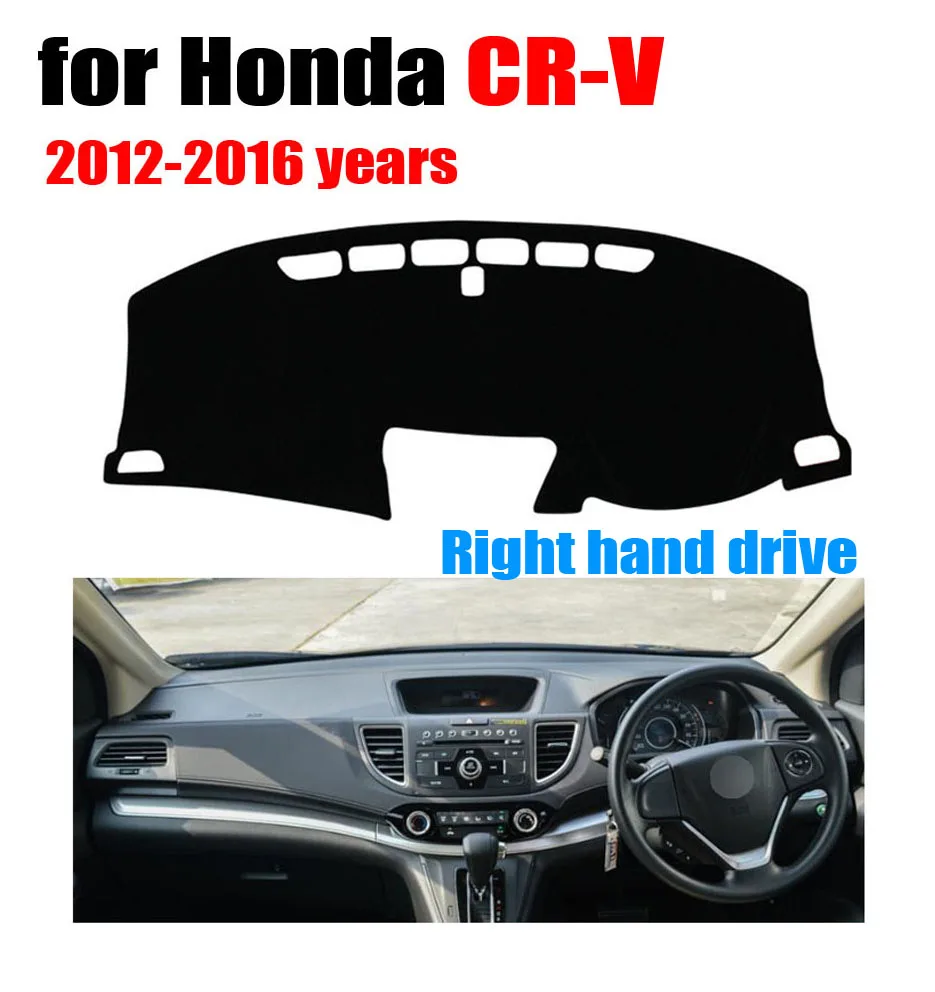 

Car dashboard cover For Honda CR-V 2012-2016 years Right hand drive dash cover mat Auto dashboard protector accessories