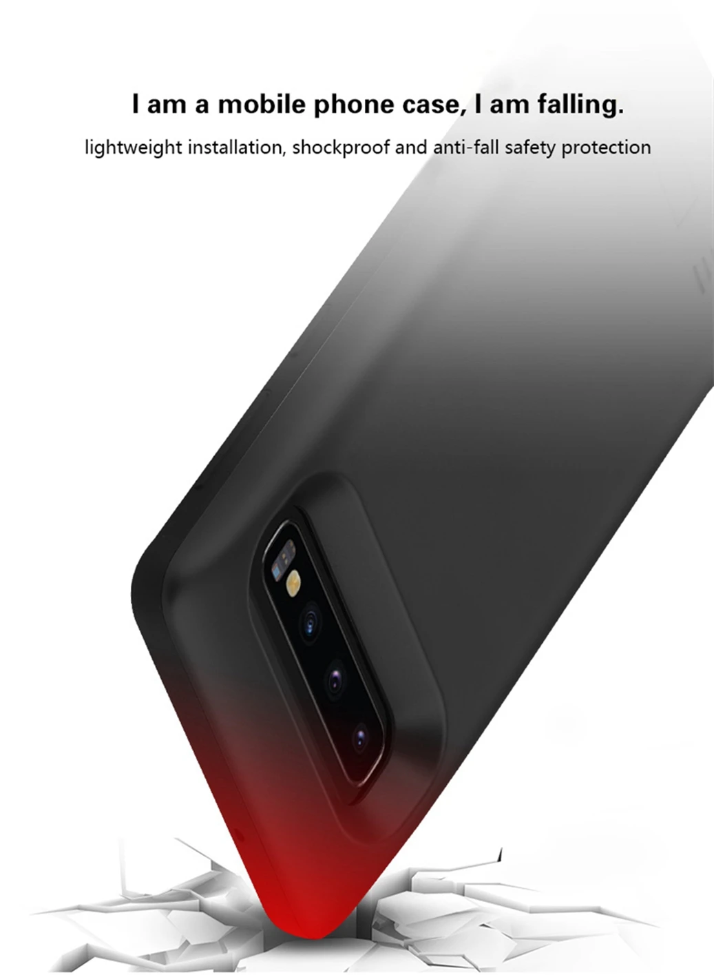 Для samsung Galaxy S10 5000 mAh Батарея корпус смартфона Перезаряжаемые Расширенный нуля