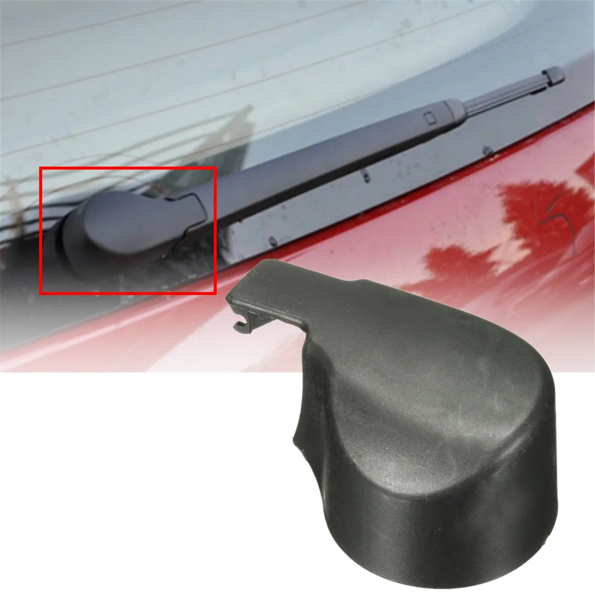 

Car Rear Windscreen Wiper Blade Arm Nut Cover Cap For VW Golf 6 VI MK6 Onwards 2008