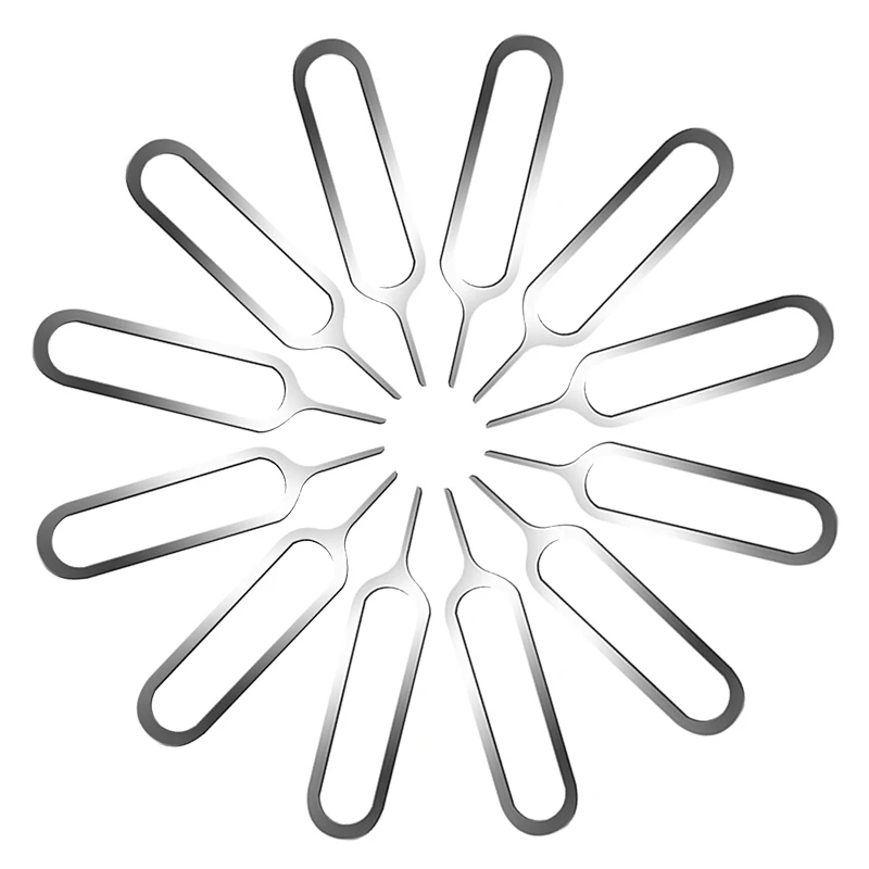 100Pcs/lot Universal Sim Card Tray Pin Ejecting Removal Needle Opener Ejector For  Mobile phone