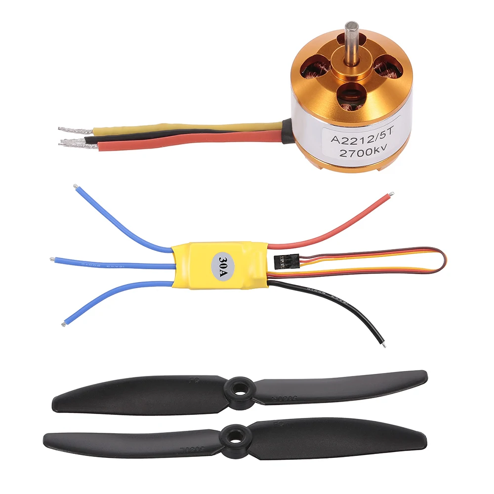 A2212 2700KV бесщеточный двигатель с 30A ESC и пара 5030 Пропеллер для X525