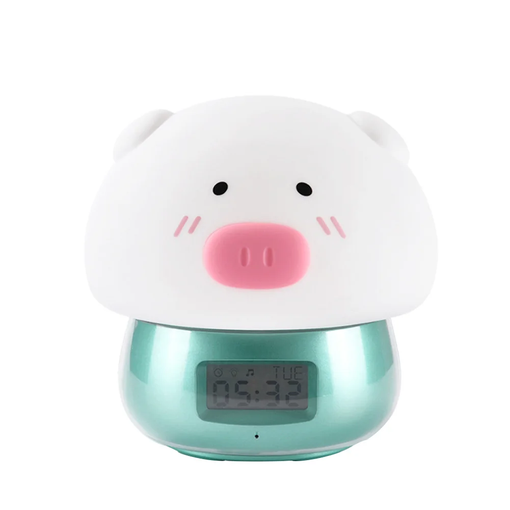 Светодио дный led мягкие милые Pat дети спальня мультфильм свинья запись