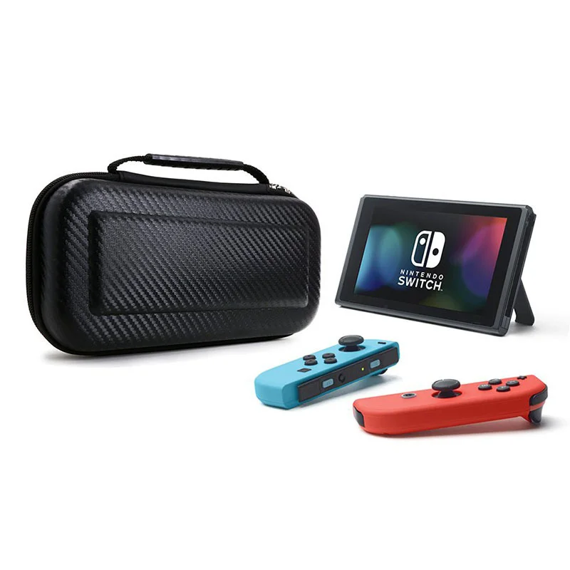 Для nintendo Switch чехол для переноски из углеродного волокна Жесткий Портативный