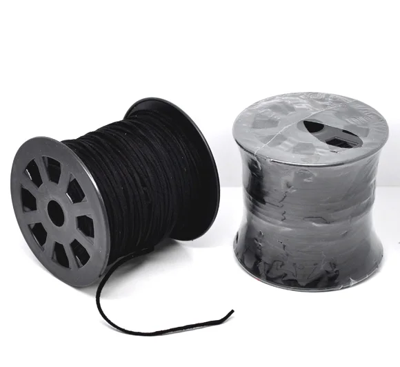 Lovely 1Roll(95M) Black Velvet Cord for Necklace (B13075) | Украшения и аксессуары
