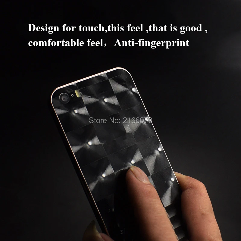 For Apple iPhone 5 5S SE 4.0&quot 3D Luxury Cat Eyes Frosted Back Cover Protective Film Skin Decal Phone Sticker | Мобильные