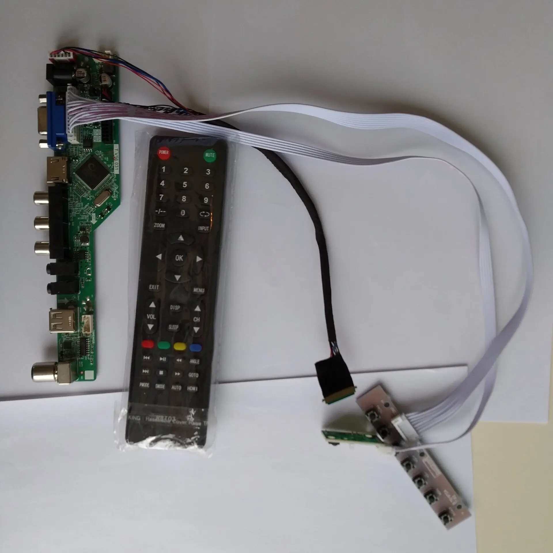 ТВ USB LED LCD AV VGA HDMI аудио контроллер плата для LTN173KT02 L01 17 3 &quotLCM 1600 × 900 Панель