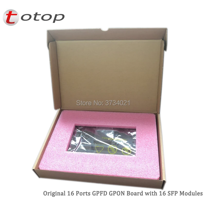 Oringal карта OLT GPON на 16 портов GPFD для Huawei MA5600T MA5680T или MA5683T с модулями B + SFP