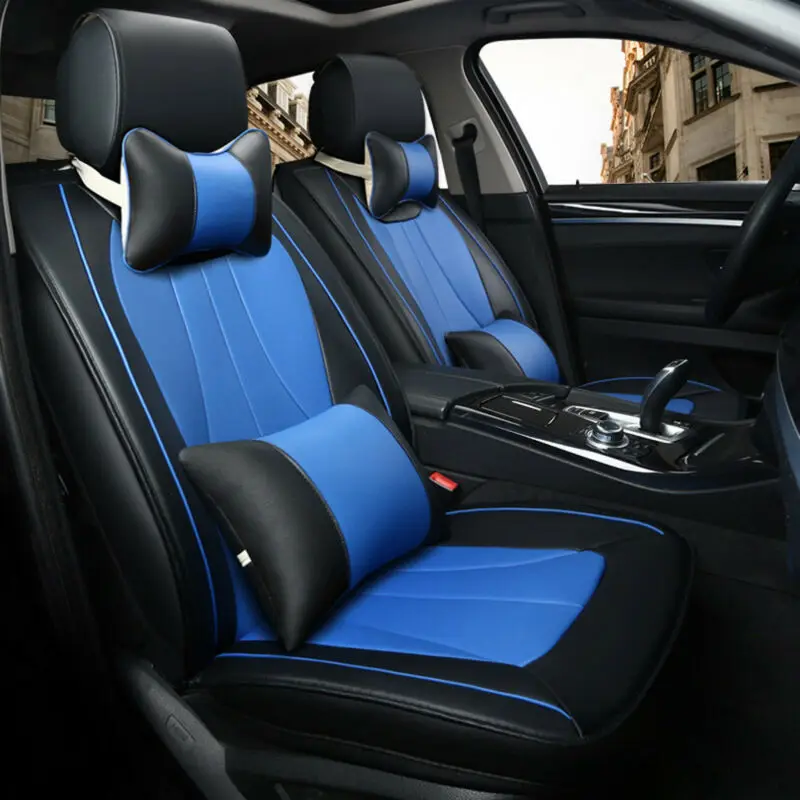 Роскошный кожаный чехол для автомобильного сиденья всесезонный автомобиля 5