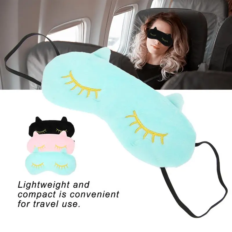3 вида цветов маска для сна с милым животным принтом|Сон и храп| |