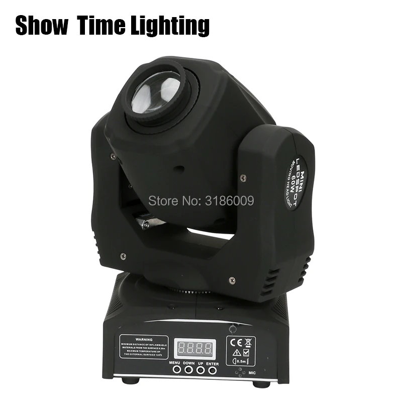 

High Bright than 30W Mini 60W LED Gobo Moving Head 8 Kinds Colors& Images Spot Light DJ Party Disco Wedding Moving Head Light