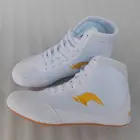 Профессиональная Обувь для бокса, дышащие боксерские кроссовки на резиновой подошве, на шнуровке, тренировочные сапоги для боя размера плюс, A9058