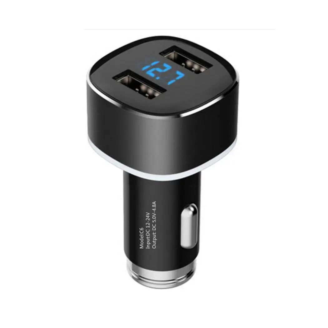 Универсальный двойной прикуриватель USB автомобильный x 2 уникальный дизайн двух