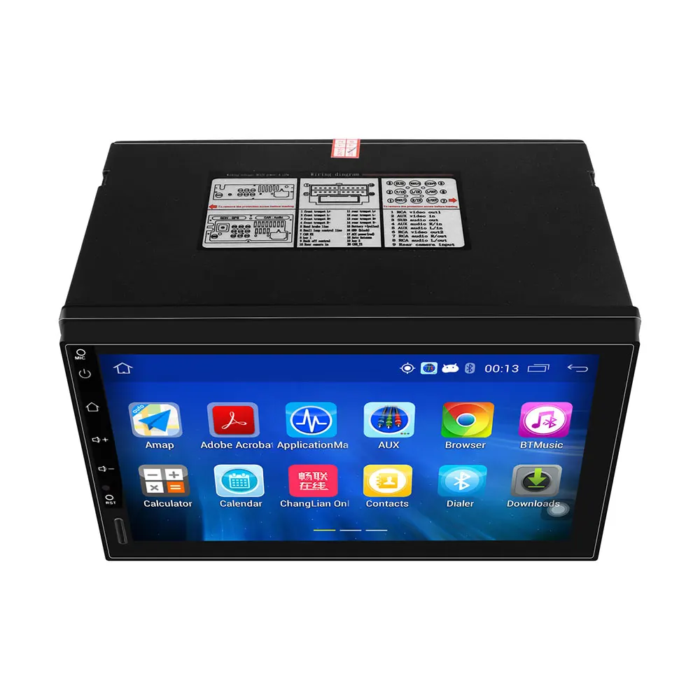 HD 1024*600 Экран радио GPS 2 DIN в автомобиль стерео плеер 7 &quotAndroid 5 1 Quad core 6 ГГц ПЗУ 16 Гб с