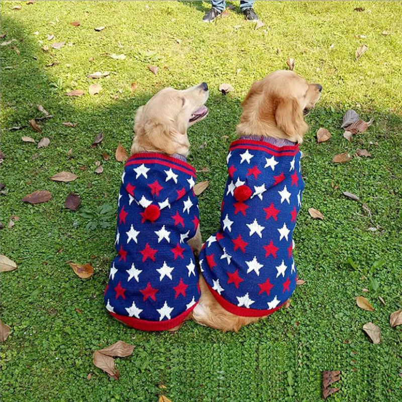 dog clothes big golden retriever samoyed Dog sweater M-XL |