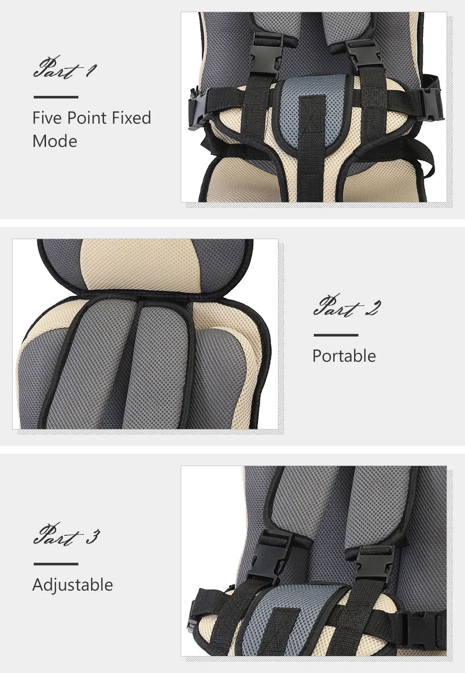 Детское сиденье для детей от 3 до 12 лет переносное детское детские стулья