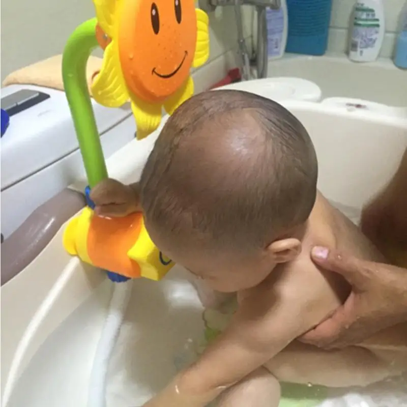 Новые детские Игрушки для ванны новорожденных детей Детский Подсолнечник спрей