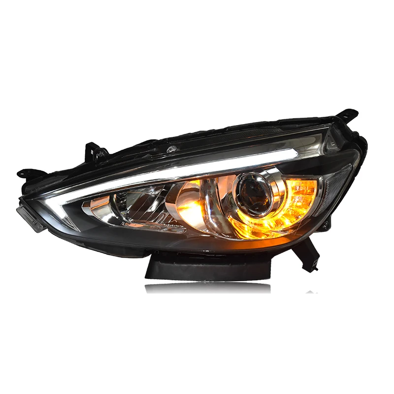 ROADOT автомобильный светильник в сборе для Nissan Sylphy 2016 led DRL Bi-Xenon объектив HID