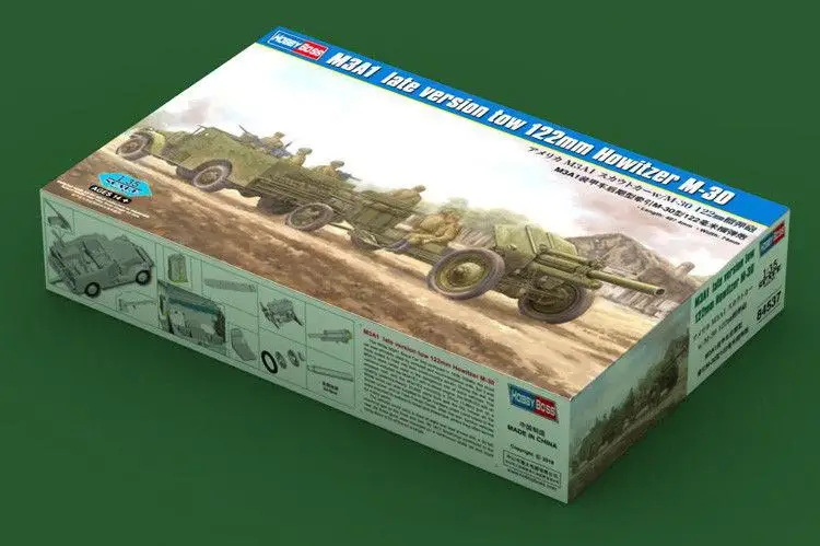 Hobbyboss 1/35 84537 M3A1 последняя версия буксир 122 мм гаубиватель | Игрушки и хобби