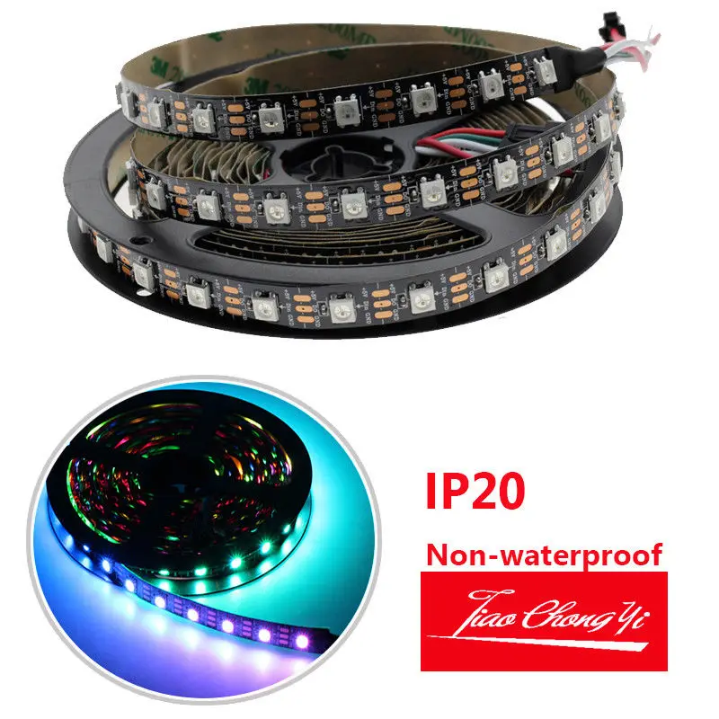 5 м-20 м комплект WS2812B 30 светодиодный s/m RGB Мечта полноцветная умная Пиксельная