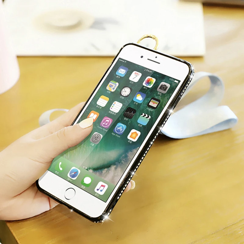 Чехол с ремешком на запястье для Samsung Galaxy A7 A6 Plus 2018 A8 Star A10 A30 A50 A51 A70 A71|Бамперы| |