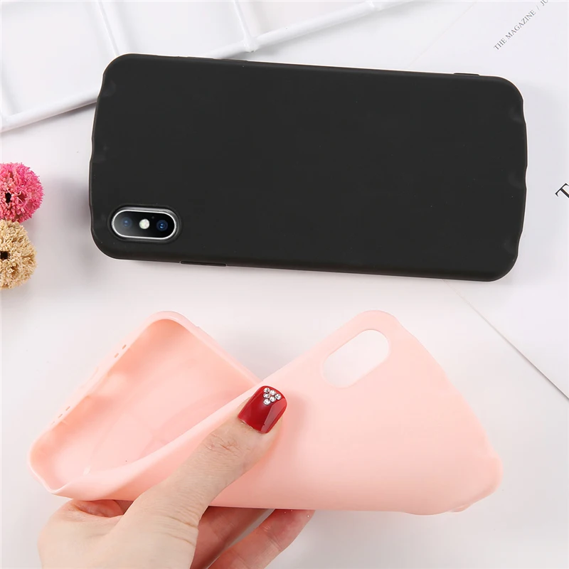 Lovebay чехол для телефона iPhone 6 6s 7 8 Plus X XR XS Max Модный милый карамельный цвет новый