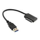 Cablecc Кабель USB 3,0 до 7 + 6 13pin slim Sata адаптер кабель для ноутбука Cd DVD Rom Оптический привод