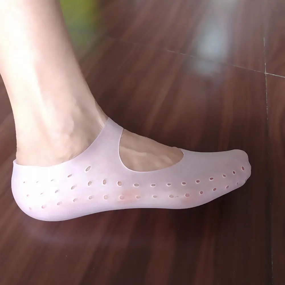 S/M/L1Pair силиконовые Увлажняющие гелевые носки для пятки трещины ног защита и уход