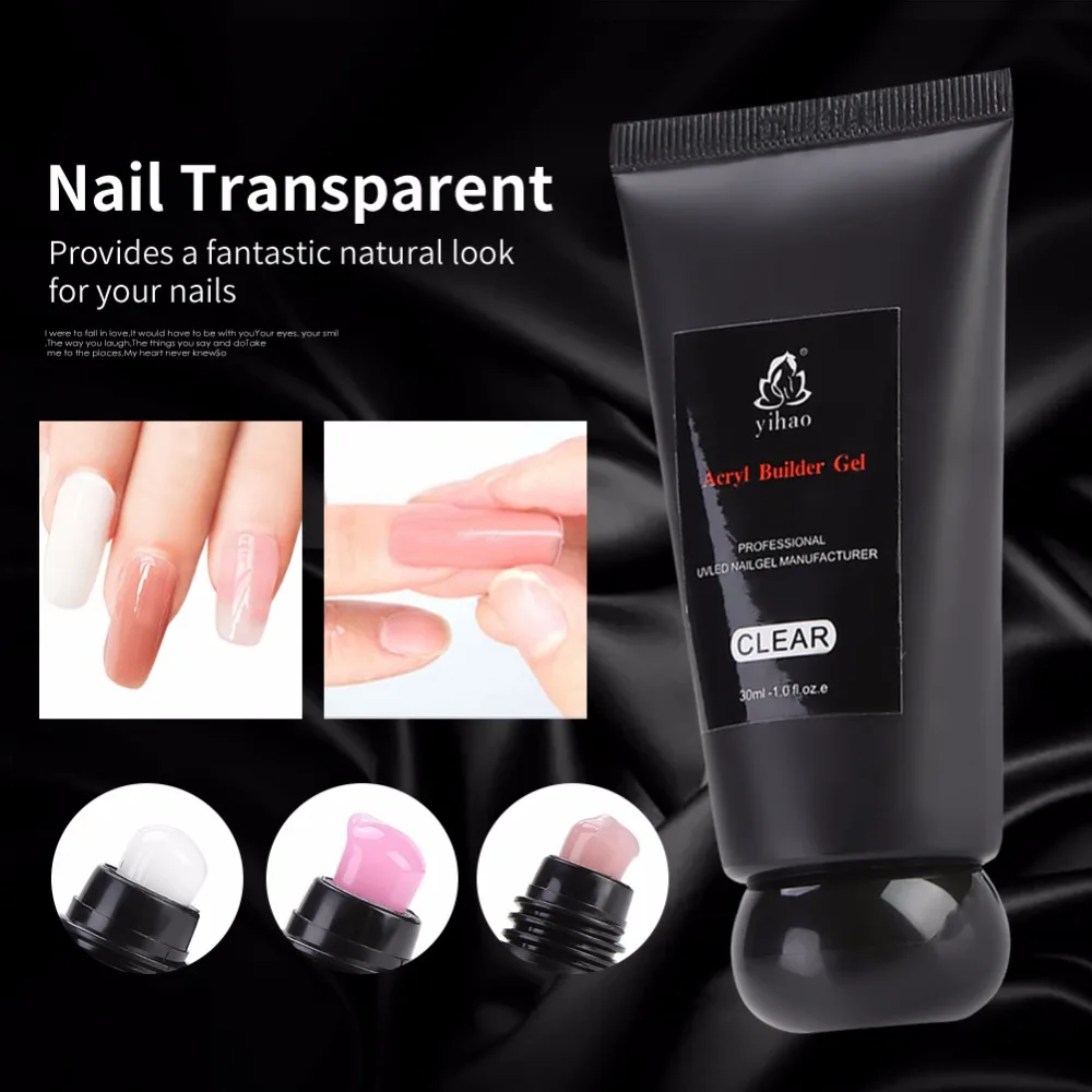 TMISHION 30 мл гель для наращивания ногтей кристаллический желеобразный полигель