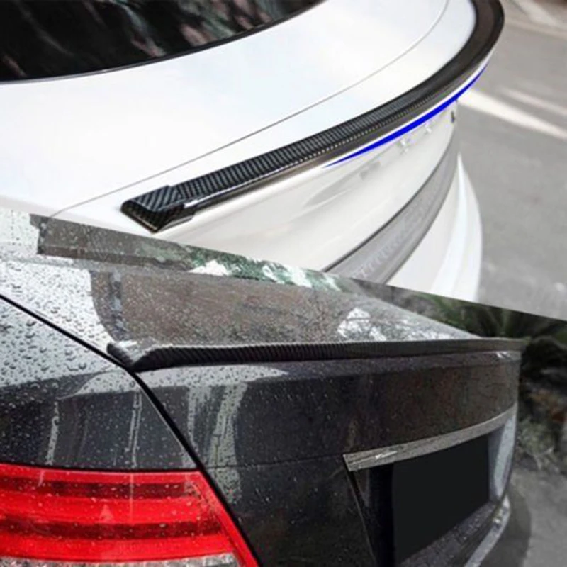 Углеродное волокно Тип 1 5 м Универсальная крышка багажника спойлер наклейка